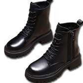 Ladies design leather boots