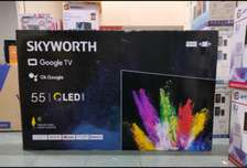Skyworth 55" Smart Tv QLED Google Tv 4k UHD Frameless