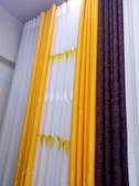 Elegant and heavy fabric curtains
