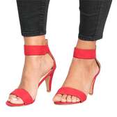 Comfy chunky stiletto heel