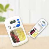 2 Grid Pill Box Alarm DIY Digital Portable Pill Organizer
