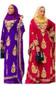 Embroidered Kaftans With Head Scarf