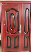 Double steel doors