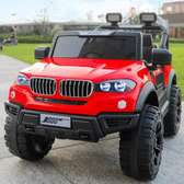 Blue Electric Ride-On SUV Car with Headlights