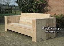 Hamilton Designs Handmade Wooden Outdoor Sofa 3-Seater