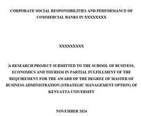 SPSS DATA ANALYSIS AND PROPOSALS IN KENYAN UNIVERSITIES