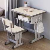 Kids Furniture: Kids Desk and Chair with Metal Base