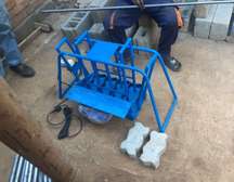 Manual Brick Maker Blue with Electric Vibrator