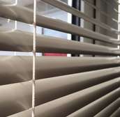 Aluminum Window Blinds Beige Adjustable Slats