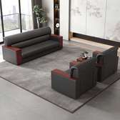 Office Sofas : 5-Seater Leather Office Sofa