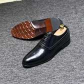 BLACK MEN'S OFFICIAL LEATHER SHOES SIZE 40-46