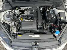 Volkswagen Golf MK7.5 white color 2019 model.