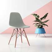 Eames-style plastic dining chair