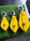 Yellow Single Wheel Hook Pulley