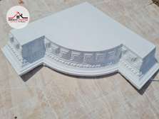 Gypsum ceiling corner cornice in Nairobi Kenya