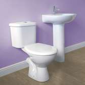 Closed couple toilet set