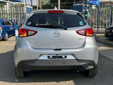 Mazda Demio silver color fully loaded 2019 model.