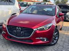 mazda axela red wine hachback