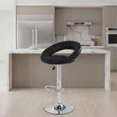 Modern Swivel Leather Barstool