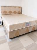 Slumberland 5 by 6 Divan Bed + Spring Mattress + Headboard