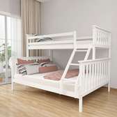 White Kids Double Decker Bed,