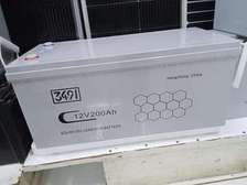 12V 200Ah Solar Gel Lead Acid Battery White Case