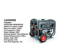 Premier 3.0kW Gasoline Generator (LS4050EB
