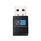 2-in-1 Wi-Fi USB + Bluetooth 4.0 Adapter for PC Network