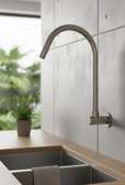 Stainless Steel Wall-Mount Kitchen Faucet High-Arc