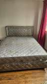 Complete Bed Set with Upholstered Headboard & Mattress