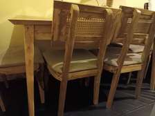 Mango Wood 4‑Seater Dining Table + Chairs – Solid Hardwood