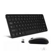 Wireless keyboard and mouse.
