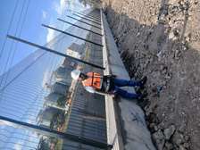 High-Visibility Orange Construction Safety Vest with Pockets