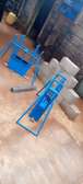 Manual Brick Press Steel Compact Blue Durable
