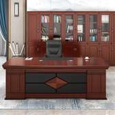Office Desk;1.8M Mahogany Office Desk
