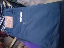 Nathan Roman Casual Pants Blue Olive Beige