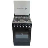 Volsmart Cocina a Gas 4 Quemadores con Horno Negro