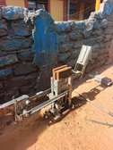 Manual Brick Press Durable Blue Frame Compact