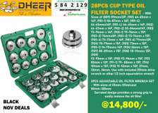 28PCS Oil Filter Socket Set TQ82137  (mechanical tool Set)