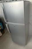 Spacious Silver Refrigerator with Freezer Compartment