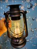 Classic Black Vintage LED Lantern Portable Outdoor