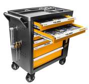 Tolsen Tool Cart with Heavy-Duty Wheels & Drawers