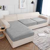 L-Shaped Fabric Sofa