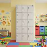 15-Door Steel Locker Cabinet