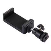 Smartphone Clamp Tripod Cold Shoe Head Mount