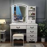 Dressing Table; White Dressing Table With Drawers