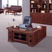 1.4 Meters Mahogany Office Desk