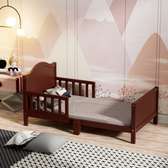 Kids Bed; Modern Compact Wooden Kids Bed