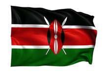 Kenya flag.
