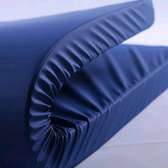 NAVY BLUE ZIPPED ZIPPED MACKINTOSH